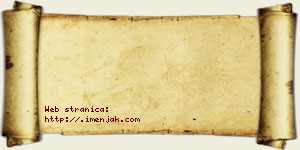 Danijel Mošorinac vizit kartica